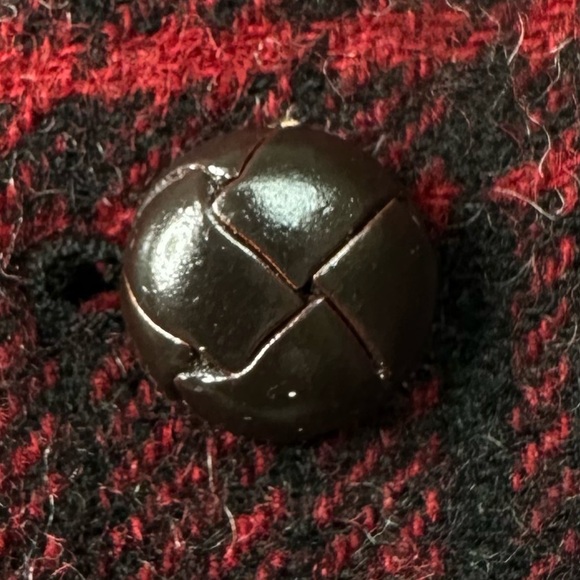 J. Crew L Limited Edition Ludlow Red & Black Plaid Overcoat in English Wool NWT - Picture 8 of 16